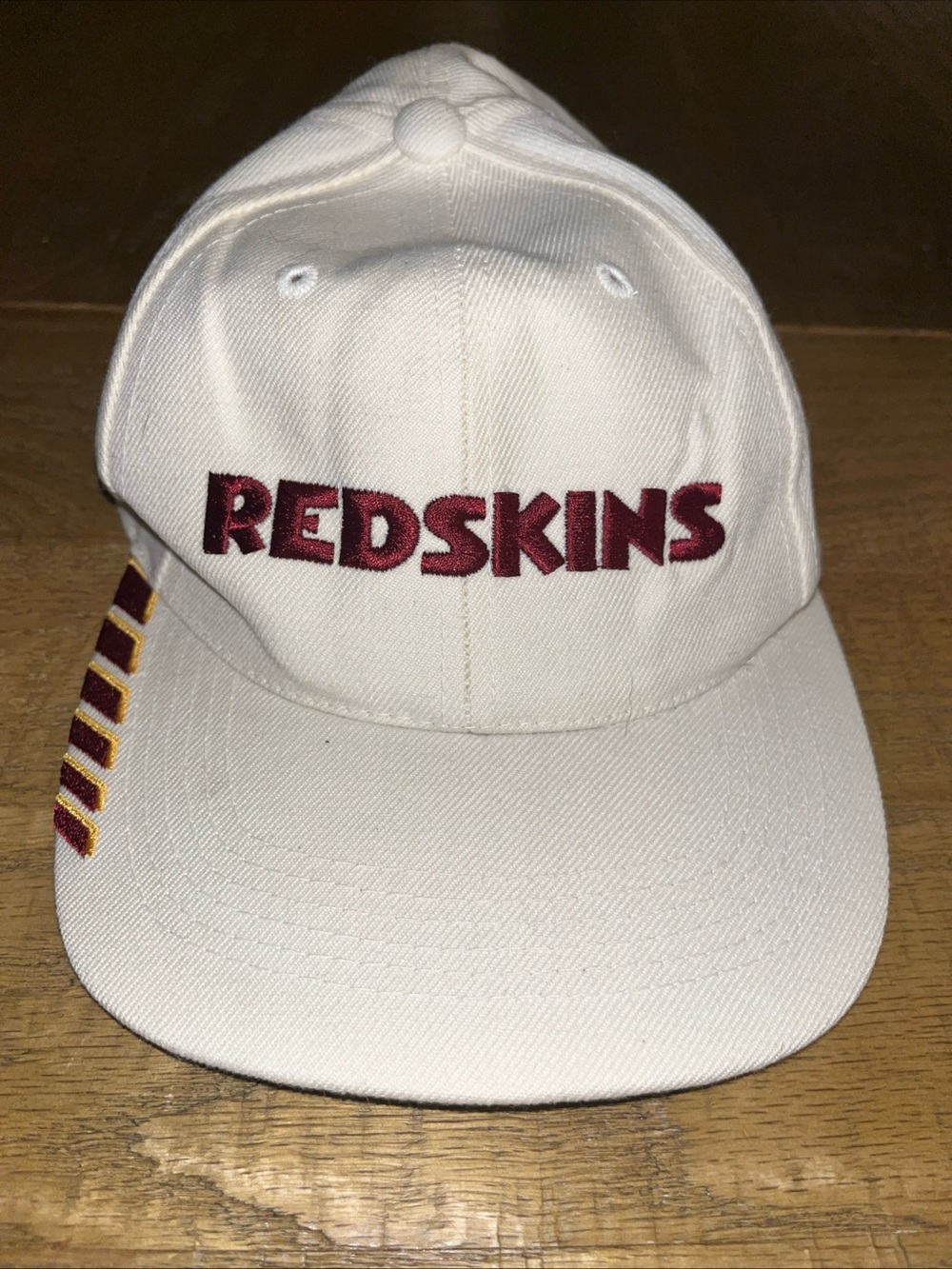 Washington Redskins Pro Line White & Red Adjustable Snapback